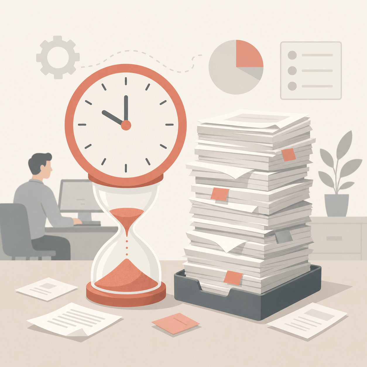 Slow turnaround illustration